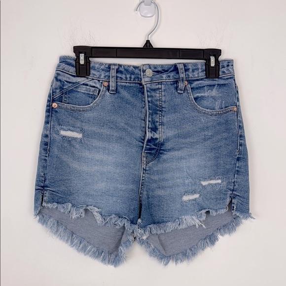 Free People/We The Free Curvy Vintage High Rise Denim/Jean Shorts. Size 27. - Picture 1 of 11